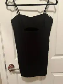 Little Black Dress With Cutout