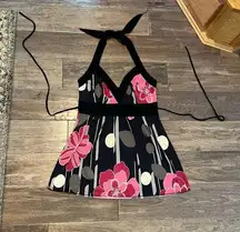 Wet Seal Vintage Y2K Cherry Blossom Halter Top Size Small