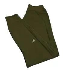 High Rise Olive Green Leggings Fabletics PowerHold Size Small Compression