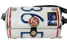 Vintage Little Earth New York License Plate Metal Purse Cola Clasp COA Strap