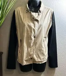 #359 Maude jacket black/tan size medium