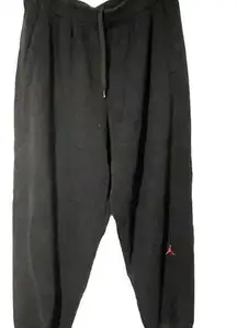 Nike Air Jordan Womens Plus Size 3X Jumpman Fleece Sweatpant Jogger Cinch