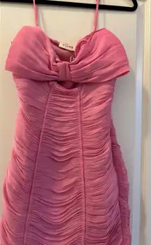 Storia Pink Mini Bow Dress