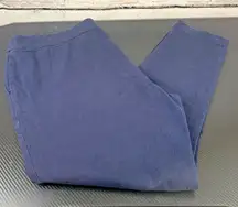 Emma James Cropped Pants Stretch‎ Casual Comfort Admiral Blue [Size XXL]