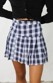 NWT Plaid Pleated Skirt