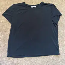 Babaton Classic black tee short sleeve very dark