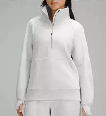 Scuba Oversized Funnel Neck Half Zip