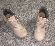 Cityclassifed Tan Ankle Booties