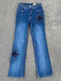Vintage 90s Lawman boot cut jeans Stars Americana Size 5
