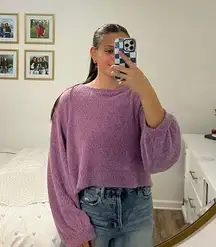 Purple sweater