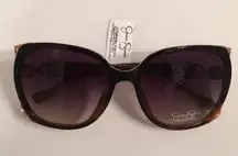 New Jessica Simpson Butterfly Sunglasses tortoise