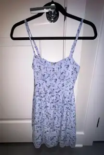 Blue Floral Dress