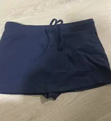 Navy blue edikted skirt 