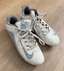 Nike Lacrosse Speedlax 5 Dynamic Fit Cleats Size 8 Women’s EU39 White Gray