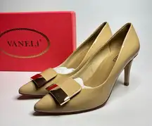 NWOB - VANELi Sabrin Stiletto Heel Pumps in Nude Patent Leather
