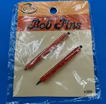 A Cool Rare Vintage Set Of Orange 70’s Goody Bob Pins New