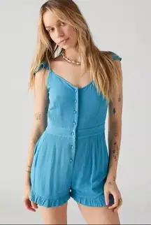 UO Norma Button-Down Romper