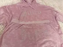 Juicy Couture Velour Sleepwear Set Pink Bling Two-Piece