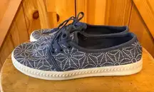 Rocket Dog Lace Up Athletic Walking Shoe Womens Size 5.5 Blue White