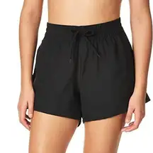 Kanu Surf Black Darren Stretch Active Swim Workout Boardshort Size 14 EUC #0599