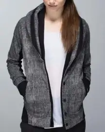 To Class Button Up Womans gray Jacket SZ8 bust36