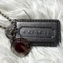 2” COACH Set of 2 Fob Bag Charm Hang tag Hangtag