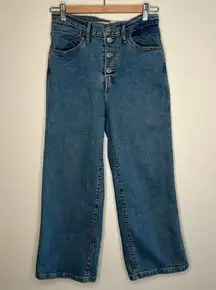 Levi's  Mile High Cropped Wide Leg jeans 27