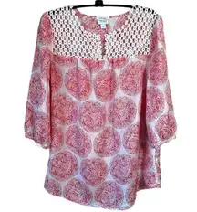 Calypso St. Barth  Silk Crochet  Tunic