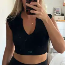 Set Active Black Workout Top