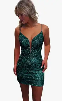 Green Homecoming Dress 