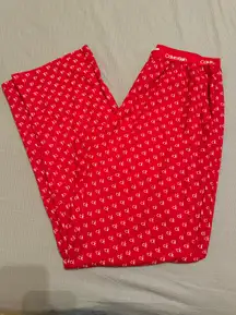 Red/White Logo Pajama Pants