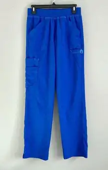 Carhartt  Force Straight Leg Cargo Pants Medical Scrubs Womens Small Blue