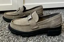 Rag & Bone Women’s‎ New Light Tan Sand Suede Shiloh 2.0 Lug Loafers Size 8