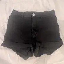 Divided Women’s Black denim shorts Sz 2