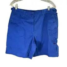 Lauren Ralph Lauren Women's Blue‎ America Highlight Cargo Shorts Size 10 New