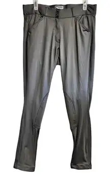 Dover Saddlery Riding Sport Women's Castle Grey Knee Patch Breeches Horse‎ 32