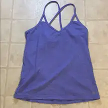 Lorna Jane Criss Cross Breathable Tank Top SZ S