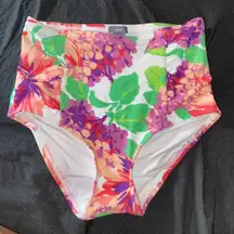 American Eagle Outfitters Floral High Waisted Bikini Bottoms