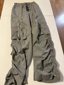 NWT RtA Lightweight Cargo Pants Drawstring Adjustable Strap Streetwear Buckle