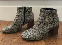 Kaley Snake Print Bootie