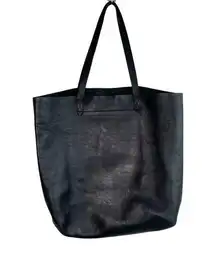 Madewell Black Leather Large Transport Tote‎