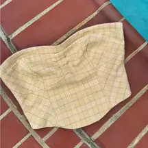 Free People Out West Corset, Ivory Combo, 6