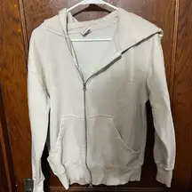 Nike Cream Zip-Up Hoodie