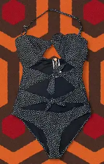 NWT MINKPINK Mantaray Tie One-Piece Swimsuit