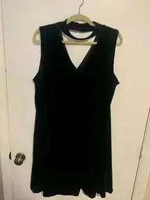 Lane Bryant Velvet V-Neck Sleeveless Dress Size 26/28