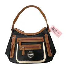 Stone Mountain Mountain Range A line Short Shoulder Bag Purse faux leather NEW