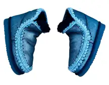 Mou Eskimo 18 Microglitter Boots Black Size 38 7US