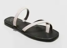 NWOT Women's Felicity Cross Strap Sandals - A New Day Lilac 8, Purple