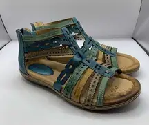 Earth Bay Sapphire Blue moon Gladiator Sandal Women’s Size 5B