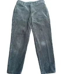 dark green corduroy straight leg pants size 2-demure academia casual